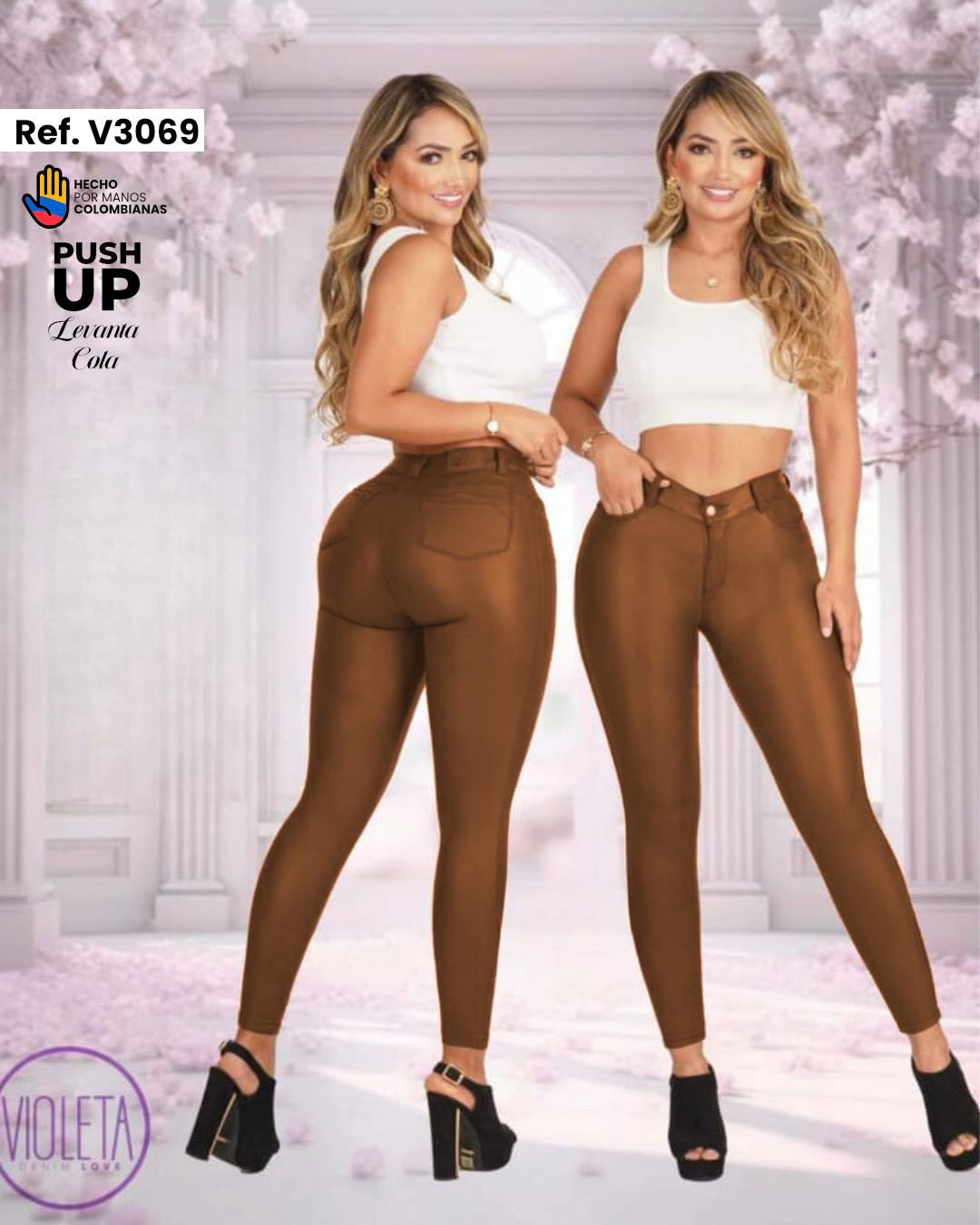 Pantalón para dama tipo cuero 